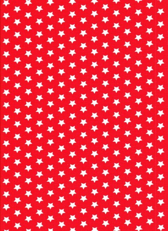 Hviezdičky biele na červenom podklade - Kliknutím na obrázok zatvorte -