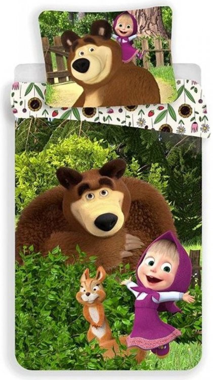 Máša a medveď v lese - Kliknutím na obrázok zatvorte -