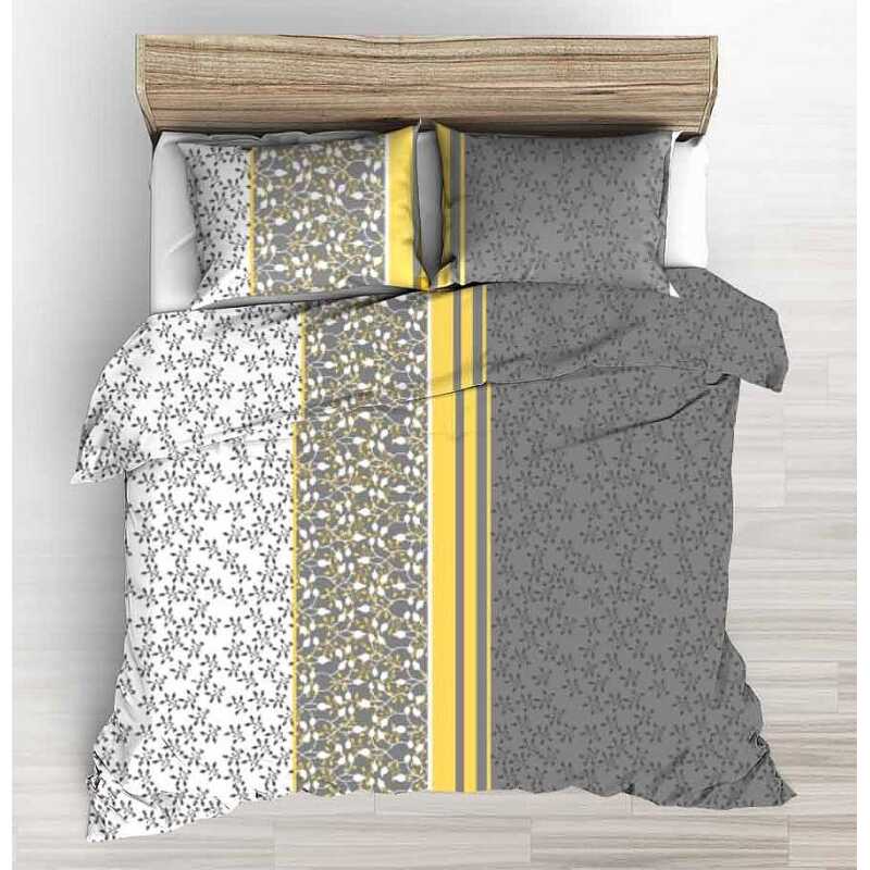 KET 392N bavlnená súprava obliečok 1+1 vo veľkostiach 140×200 cm, 140×220 cm a 160×200 cm je vyrobená zo 100 % bavlny s plošnou hmotnosťou 130 g/m². Jej priedušnosť a ľahkosť ju robia ideálnou na letné mesiace a prechodné obdobia. Súprava 1+1 obsahuje jednu obliečku na paplón a jednu obliečku na vankúš.