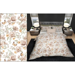 A38 Zoja biela bavlnená súprava obliečok 1+1