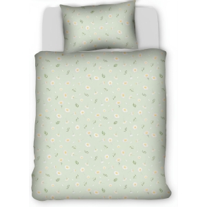 A69 Margaretky zelené bavlnená súprava obliečok 1+1