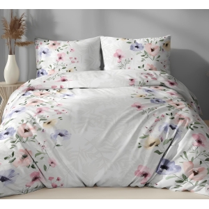 M19 Karin biela bavlnená súprava obliečok  1+1