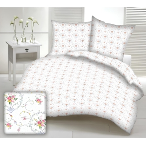 A28 Mašličky modré bavlnená súprava obliečok  1+1