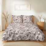 M145 Lea bežová bavlnená súprava obliečok 1+1