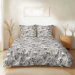 M120 Lea šedá bavlnená súprava obliečok 1+1