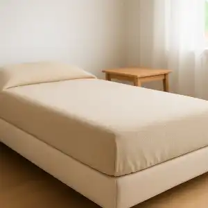 Froté plachta na posteľ - Béžová - Rôzne veľkosti
