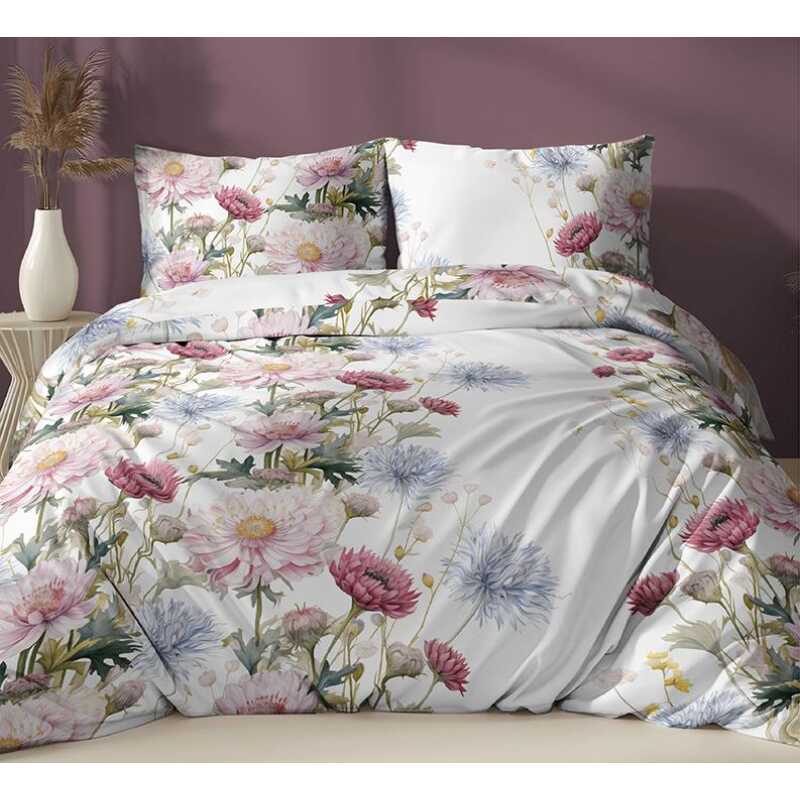 Saténová súprava obliečok HONOR 5928 B 1+1 je vyrobená zo 100 % bavlny a dostupná vo veľkostiach 140×200 cm, 140×220 cm a 160×200 cm. Jemný bavlnený satén s plošnou hmotnosťou 130 g/m² zabezpečuje priedušnosť a celoročnú pohodlnú hrejivosť. Súprava 1+1 obsahuje jednu obliečku na paplón a jednu obliečku na vankúš.