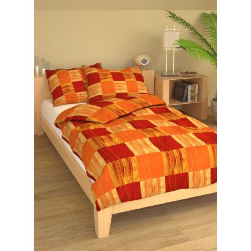 Záplaty červené bavlnená súprava obliečok krep 1+1 je vyrobená zo 100 % bavlny a dostupná v rozmeroch 140×200 cm a 140×220 cm. S plošnou hmotnosťou 140 g/m² je priedušná a ideálna na letné mesiace, čo zaisťuje príjemný spánok. Súprava 1+1 obsahuje jednu obliečku na paplón a jednu obliečku na vankúš.