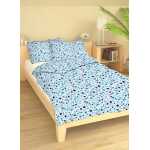 Guľky modré súprava obliečok krep 1+1