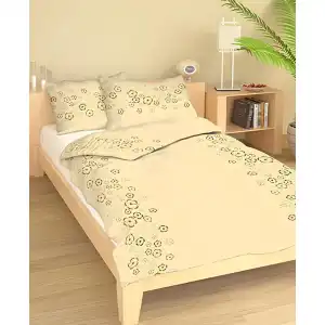 Lívia béžová súprava obliečok krep 1+1