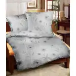 Púpavy na šedom krepové obliečky 1+1