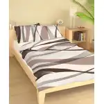 Sahara bežová bavlnená súprava obliečok krep 1+1