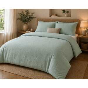 Mušelínové obliečky zelené