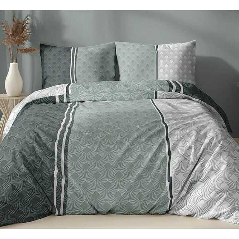 Flanel 5671 C bavlnená súprava obliečok 1+1 je vyrobená zo 100% bavlny a dostupná vo veľkostiach 140×200 cm, 140×220 cm a 160×200 cm. S plošnou hmotnosťou 170 g/m² je príjemne mäkká a poskytuje výbornú tepelnú izoláciu, čo ju robí ideálnou na chladnejšie obdobie. Súprava 1+1 obsahuje jednu obliečku na paplón a jednu obliečku na vankúš 70x90 cm.